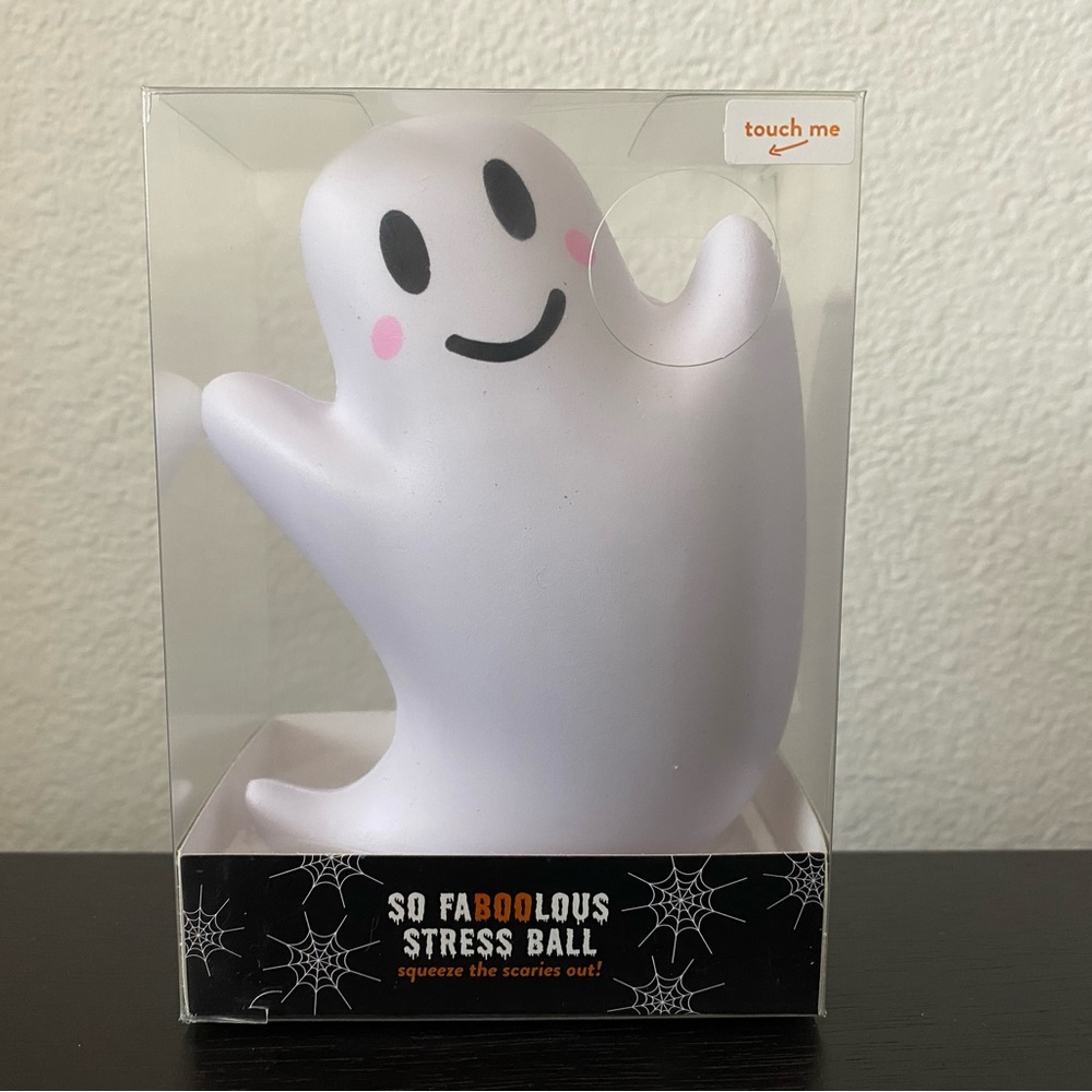 Halloween themed - So Faboolous Ghost squeeze ball